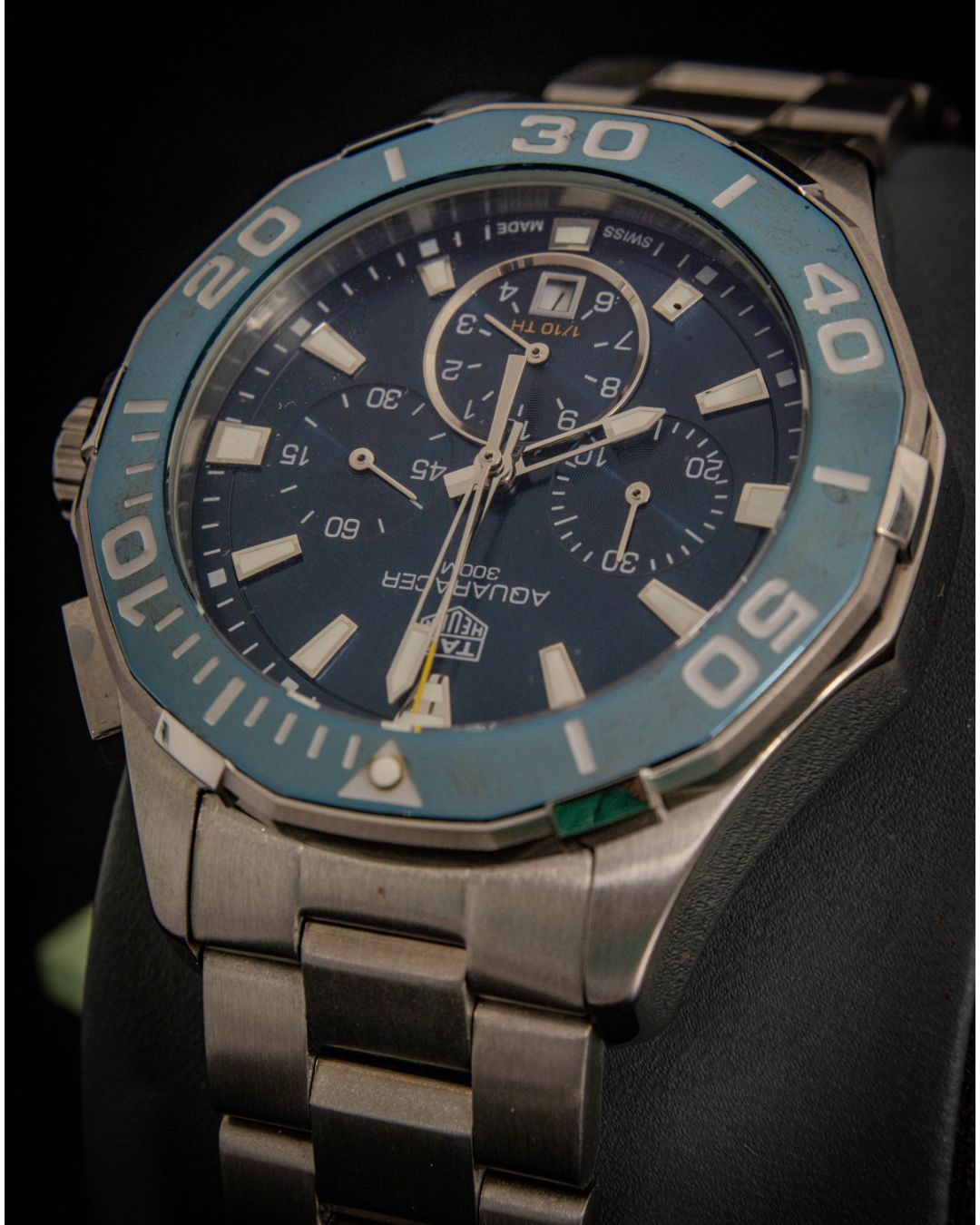 relógio tag heuer aquaracer azul