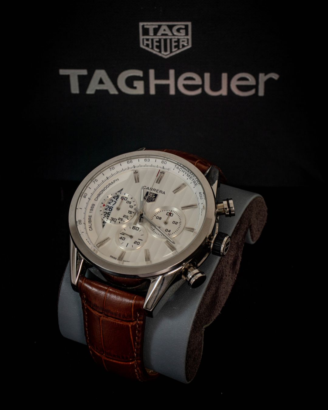 relógio tag heuer carrera branco