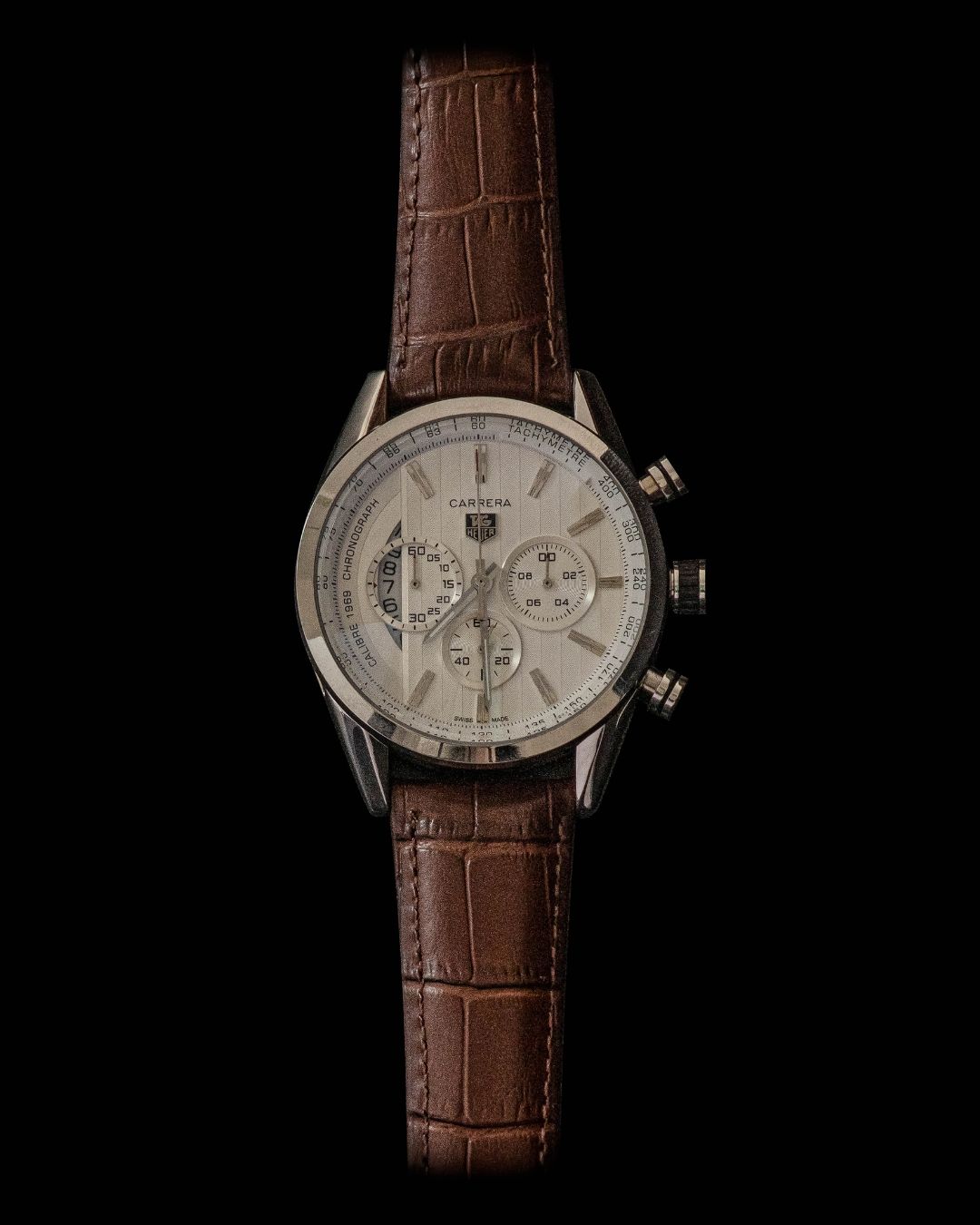 relógio tag heuer carrera branco