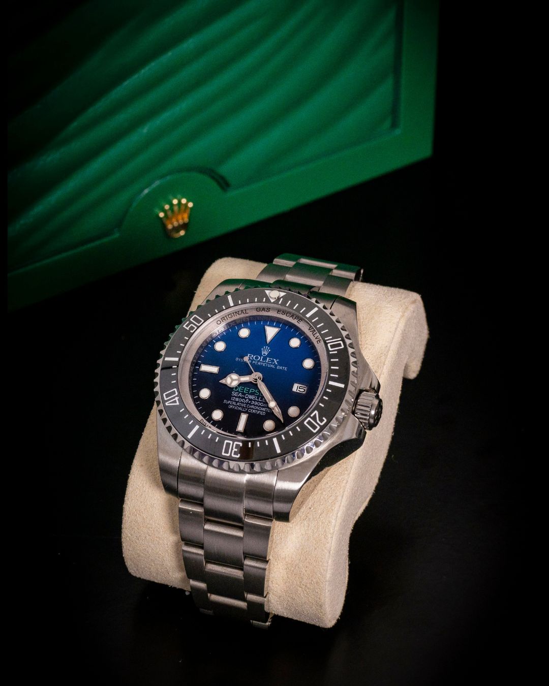relógio rolex deepsea sea dweller d blue