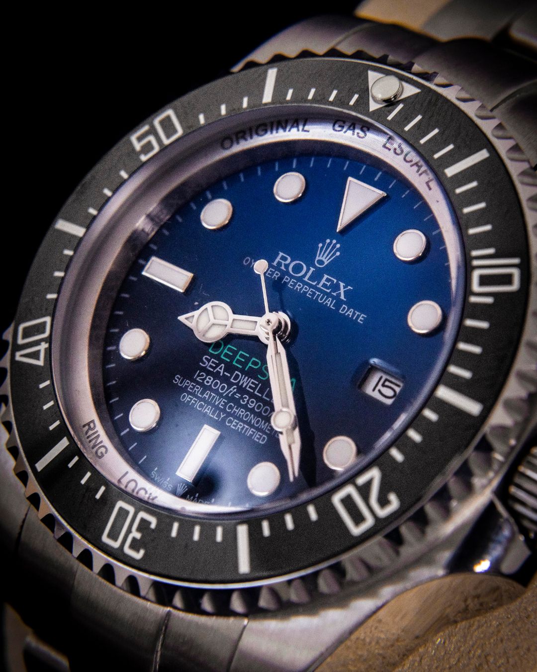 relógio rolex deepsea sea dweller d blue