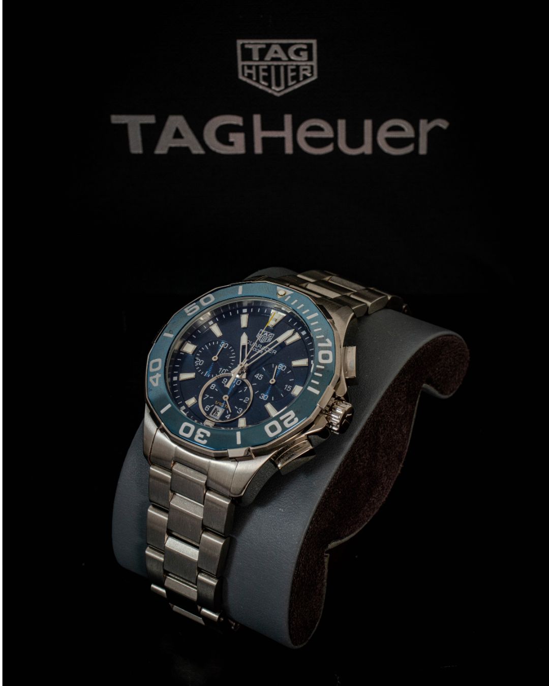 relógio tag heuer aquaracer azul