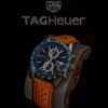 relógio tag heuer carrera azul