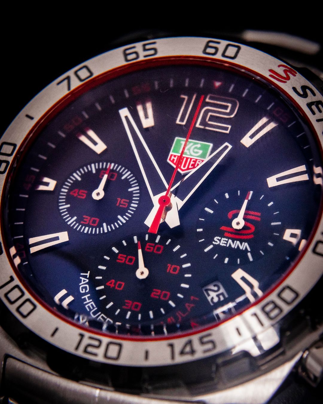 relógio tag heuer formula 1 senna edition