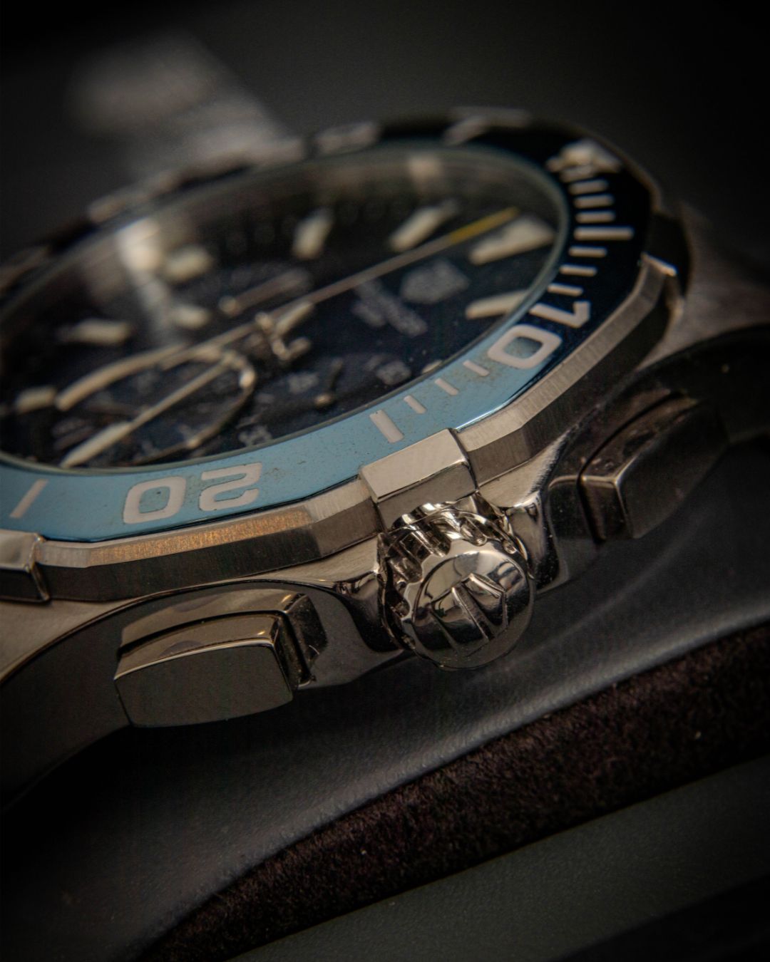relógio tag heuer aquaracer azul